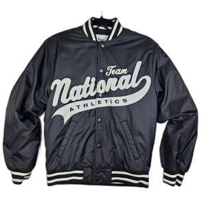 Aritzia Tna National Varsity Athletics Varsity Bomber Jacket Black Women's XXS